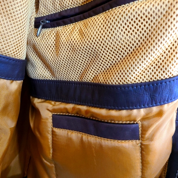 Agender, Dark Brown, Genuine Leeather Jacket, Size L Men - Picture 5 of 6